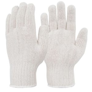 White Knitted Hand Protection